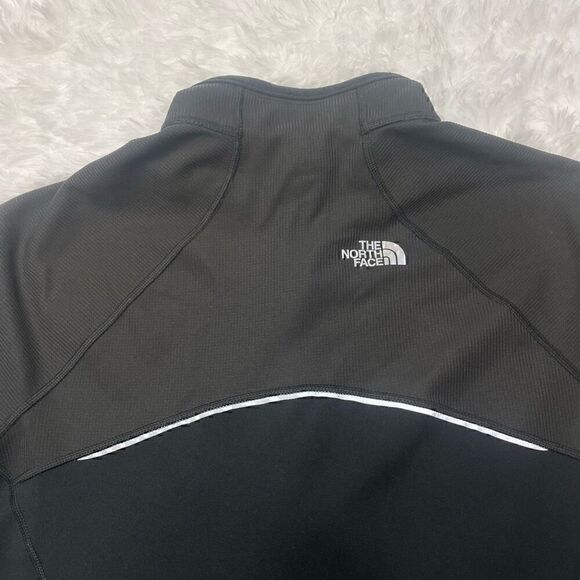 The North Face Womens Sz L Windstopper Jacket Black Flight Series Softshell - Picture 10 of 13